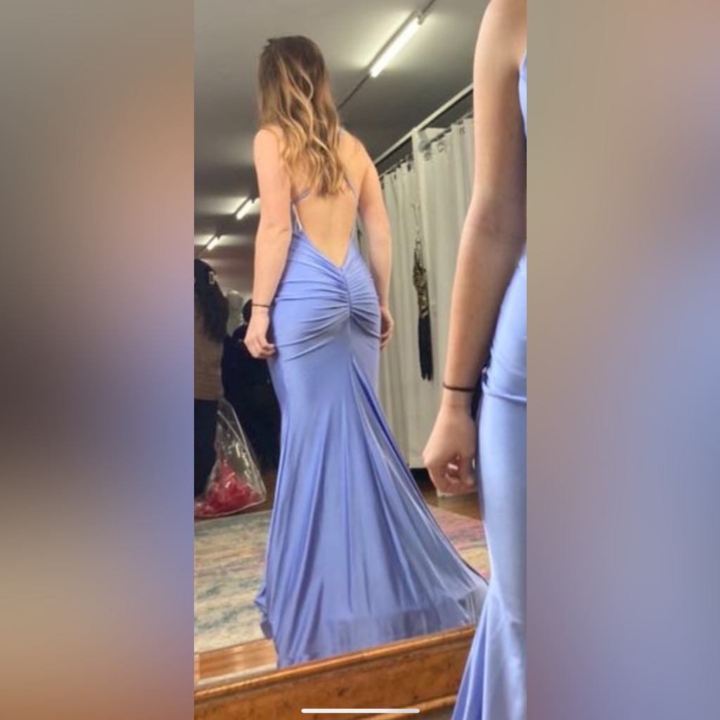 *New With Tags* Issue New York Prom Dress. Size: Small Color: Periwinkle.